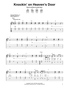 Knockin' On Heaven's Door von Eric Clapton (Download) 