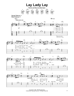 Lay Lady Lay von Bob Dylan (Download) 