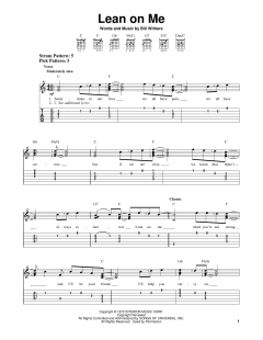 Lean On Me von Bill Withers (Download) 