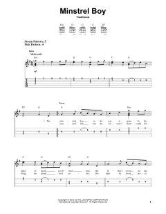 Minstrel Boy von Traditional (Download) 
