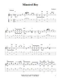 Minstrel Boy von Traditional (Download) 