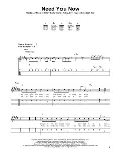 Need You Now von Josh Kear (Download) 