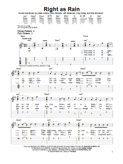 Right As Rain von Adele (Download) 
