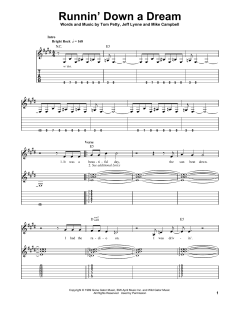 Runnin' Down A Dream von Tom Petty (Download) 