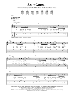 So It Goes... von Taylor Swift (Download) 