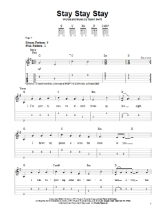 Stay Stay Stay von Taylor Swift (Download) 
