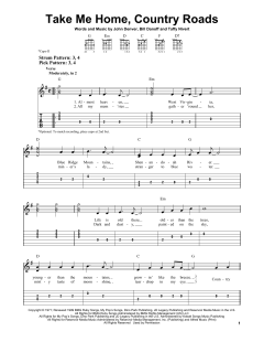 Take Me Home, Country Roads von John Denver (Download) 