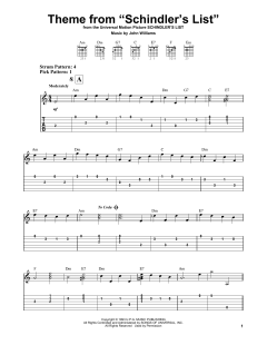 Theme From Schindler's List von John Williams (Download) 