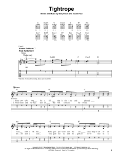 Tightrope von Benj Pasek (Download) 
