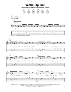Wake Up Call von Maroon 5 (Download) 