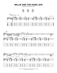Willie And The Hand Jive von Eric Clapton (Download) 