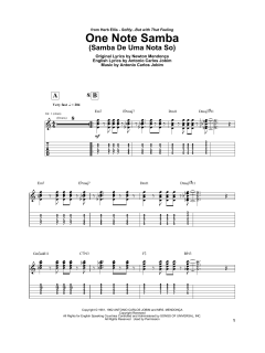 One Note Samba von Herb Ellis (Download) 