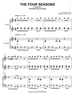 The Four Seasons von Antonio Vivaldi (Download) 