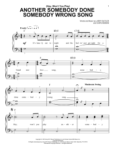 (Hey, Won't You Play) Another Somebody Done Somebody Wrong Song von Chips Moman (Download) 