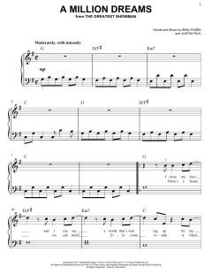 A Million Dreams von Benj Pasek (Download) 