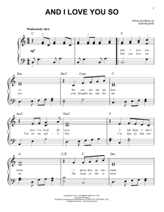 And I Love You So von Don McLean (Download) 