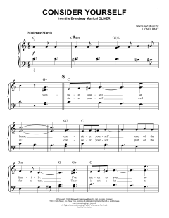 Consider Yourself von Lionel Bart (Download) 