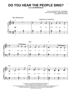 Do You Hear The People Sing? von Claude-Michel Schönberg (Download) 