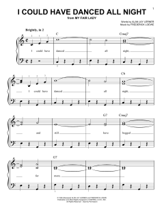 I Could Have Danced All Night von Alan Jay Lerner (Download) 