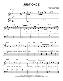 Just Once von Barry Mann (Download) 