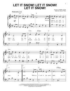 Let It Snow! Let It Snow! Let It Snow! von Jule Styne (Download) 