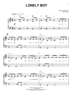 Lonely Boy von Paul Anka (Download) 