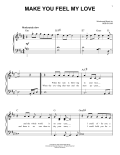 Make You Feel My Love von Bob Dylan (Download) 