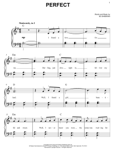 Perfect von Ed Sheeran (Download) 