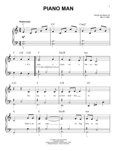 Piano Man von Billy Joel (Download) 