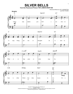 Silver Bells von Ray Evans (Download) 