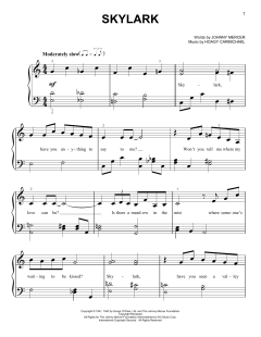 Skylark von Johnny Mercer (Download) 