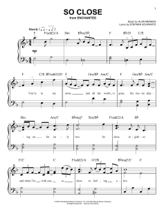 So Close von Alan Menken (Download) 