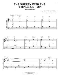 The Surrey With The Fringe On Top von Oscar Hammerstein II (Download) 