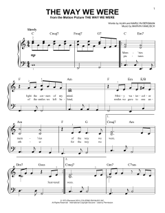 The Way We Were von Barbra Streisand (Download) 