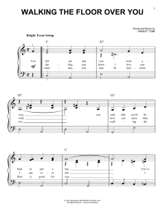 Walking The Floor Over You von Ernest Tubb (Download) 