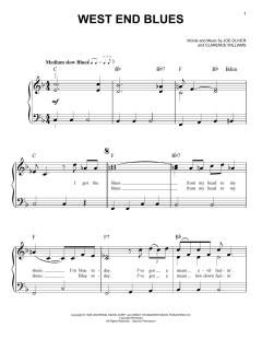 West End Blues von Clarence Williams (Download) 