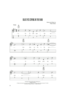 Blue Eyes Crying In The Rain von Elvis Presley (Download) 