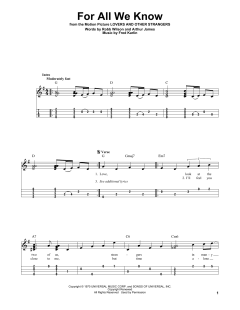 For All We Know von The Carpenters (Download) 