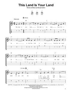 This Land Is Your Land von Woody Guthrie (Download) 