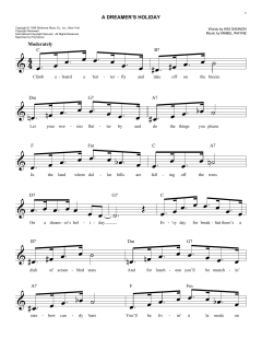 A Dreamer's Holiday von Perry Como (Download) 