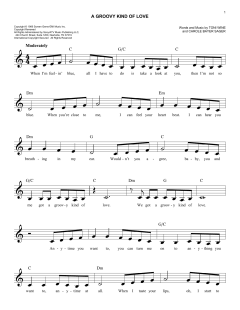 A Groovy Kind Of Love von Phil Collins (Download) 