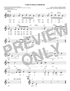 A Kiss To Build A Dream On von Harry Ruby (Download) 