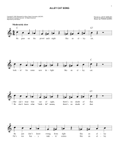 Alley Cat Song von Frank Bjorn (Download) 
