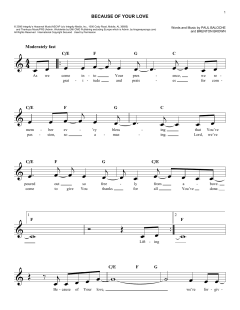 Because Of Your Love von Brenton Brown (Download) 