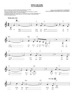 Bring Him Home von Alain Boublil (Download) 