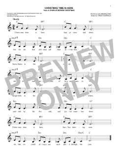 Christmas Time Is Here von Lee Mendelson (Download) 