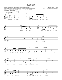 City Of Stars von Benj Pasek (Download) 