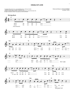 Cradle Of Love von Billy Idol (Download) 