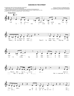 Dancing In The Street von Marvin Gaye (Download) 