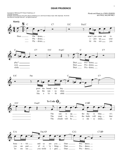 Dear Prudence von The Beatles (Download) 